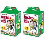 Fujifilm instax Mini 70 için 20'li Film 2'Lİ PAKET 40 poz