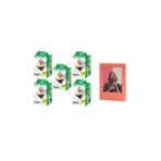 Fujifilm Instax Mini 8-9-10-11 Link Liplay Evo Uyumlu Mini Film 5'Li (100 Poz) Ve Mıknatıslı Foto Çerçevesi