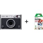 Fujifilm Instax Mını Evo Anında Film Kamerası Gümüş/siyah + Mini Film