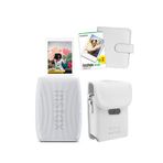 Fujifilm Instax Mini Link 3 Beyaz Akıllı Telefon Yazıcısı Beyaz Çanta Deri Albüm ve 20'li Mini Film