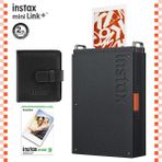 Fujifilm Instax Mini Link Plus Akıllı Fotoğraf Yazıcısı 10'lu Film ve Siyah Deri Albüm
