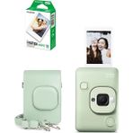 Fujifilm Instax Mini LiPlay 10'lu Film Renkli Çantalı Fotoğraf Makinesi Seti - Yeşil