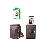 Fujifilm Instax Mini Liplay Hybrid Deep Bronze Fotoğraf Makinesi 10'Lu Film Liplay Uyumlu Çantalı Set