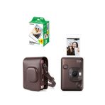 Fujifilm Instax Mini Liplay Hybrid Deep Bronze Fotoğraf Makinesi 20'Li Film Liplay Uyumlu Çantalı Set