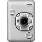 Fujifilm Instax Mini Liplay Hybrid Fotoğraf Makinesi Stone White Renkli Tasarım ile Yüksek Çözünürlük - Beyaz