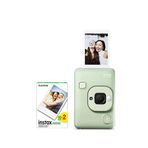 Fujifilm Instax Mini Liplay Hybrid Matcha Green Fotoğraf Makinesi + 20'li Film Seti - Yeşil
