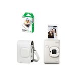 Fujifilm Instax Mini LiPlay Hybrid Misty White Fotoğraf Makinesi 10'lu Film Liplay Uyumlu Çantalı Set