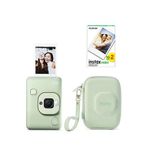 Fujifilm Instax Mini Liplay Matcha Green Şipşak Fotoğraf Makinesi 20'li Film Ve Çanta Hediye Seti - Yeşil
