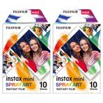 Fujifilm Instax mini Spray Art 10x2 Film Seti