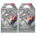 Fujifilm Instax mini Stone Gray 10x2 Film Seti