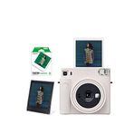 Fujifilm Instax Sq1 Beyaz Fotoğraf Makinesi + 10'lu Kare Film Ve Pleksi Çerçeve Seti