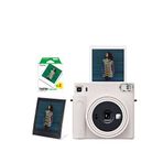 Fujifilm Instax Sq1 Beyaz Fotoğraf Makinesi + 20'li Kare Film Ve Pleksi Çerçeve Seti