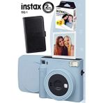 Fujifilm Instax SQ1 Buz Mavi Fotoğraf Makinesi Retro Tasarım ile Yüksek Çözünürlük Sunuyor - Buz Mavisi