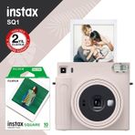 Fujifilm Instax SQ1 Fotoğraf Makinesi + 10'lu Kare Film Beyaz