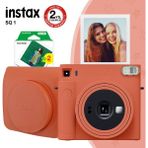 Fujifilm Instax SQ1 Terracotta Turuncu Fotoğraf Makinesi ve 20’li Film Seti