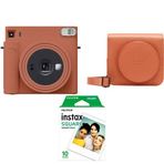 Fujifilm Instax SQ1 Terracotta Turuncu Fotoğraf Makinesi+Askı+pil+10'lu Film+Çanta