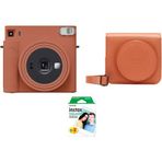 Fujifilm Instax SQ1 Terracotta Turuncu Fotoğraf Makinesi+Askı+pil+20'li Film+Çanta