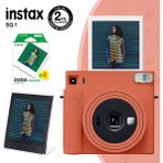 Fujifilm Instax SQ1 Turuncu Fotoğraf Makinesi 20'li Kare Film ve Pleksi Çerçeve ile Otomatik Pozlama