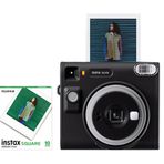 Fujifilm Instax SQ40 Siyah Fotoğraf Makinesi ve 10'lu Kare Film Set