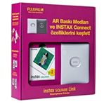 Fujifilm Instax Square Link Beyaz Bundle Box Akıllı Telefon Yazıcısı