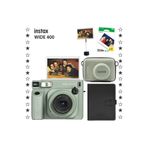 Fujifilm Instax Wide 400 Yeşil Fotoğraf Makinesi 20'li Film Eva Çanta Kıskaç ve Deri Albüm Hediye Seti
