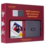 Fujifilm Instax Wide Link Bundle Box Gri Akıllı Telefon Yazıcısı ve 20'li Film