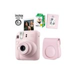 Fujifilm Mini 12 Pembe Fotoğraf Makinesi-20Li Film-Pvc Albümlü Çantalı Seti 1