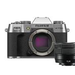 Fujifilm X-T50 Gümüş Aynasız Fotoğraf Makinesi ve Xc15-45 MM Kit