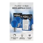 Fujika Gece Ampulu Lacivert 1.5 Watt 5 Adet