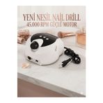 Fujika Profesyonel Yeni Nesil 45000RPM Nail Drill Freze Törpü Manikür Pedikür Protez Tırnak Makinesi