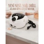 Fujika Profesyonel Yeni Nesil 45000RPM Nail Drill Freze Törpü Manikür Pedikür Protez Tırnak Makinesi
