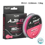 Fujin Ajime Braid 4X İp Misina PE 0.1 0.06mm 1.5kg 150mt Pink