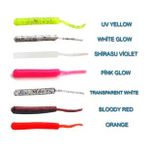 Fujin Baby Worm Orange 5.2 cm Floating 18 Adet LRF Silikonu