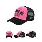 Fujin Btw Trucker Şapka Black Fuchsia