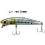 Fujin Hacker 03T Trans Iwashi 9 cm 13.7 gr 20-30 cm Dalar SSR Floating Maket Balık