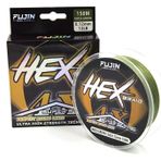 Fujin Hex Braid 4x Moss Green Pe 150 mt 0.08 mm İp Olta Misinası