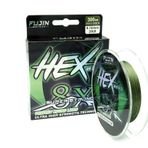 Fujin Hex Braid 8x 300MT 0,18 mm Moss Green Pe İp Misina