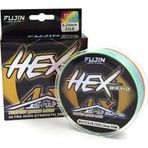Fujin Hex Braid x4 Multi Color PE İp Olta Misinası 300 mt MultiColor-0,20 mm