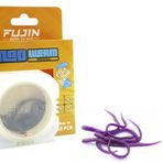 Fujin Mad Worm 9 cm LRF Silikonu Glow Mor Yem