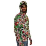 Fujin Pro Angler S24 Hooded Makai Green Red - Large