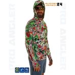 Fujin Pro Angler S24 Hooded Makai Green Red - Yeşil - Kırmızı