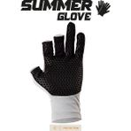 Fujin Pro Angler S24 Summer Gloves Grey M/l