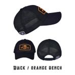 Fujin Pro Angler Şapka - Orange Bench - Siyah - Turuncu - Standart