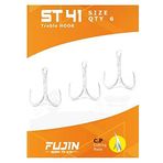 Fujin ST41 Nickel 4 No Üçlü Maket Balık İğnesi