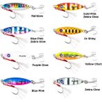 Fujin Ufo Micro Jig Yem Gold Pink Zebra Glow 6 Gr