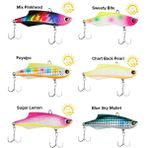 Fujin Wild Vibe 7 cm 20 gr Sinking Vibrasyon Yem - Blue Sky Mullet