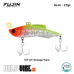 Fujin Wild Vibe 8cm 27GR Vibrasyon Suni Yem 127 Uv Orange Face