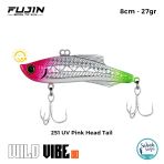 Fujin Wild Vibe 8cm 27GR Vibrasyon Suni Yem 251 Uv Pink Head Tail
