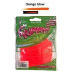 Fujin Yummy Sandworm Orange Glow 7 cm 20 Adet LRF Silikonu