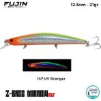 Fujin Z-Bass Minnow 125F 12.5cm 21GR #147 Uv Oranger Maket Balık